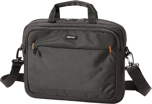 Amazon Basics 14 Inch Laptop and Tablet Shoulder Bag Carrying Case, Black, 24-Pack | 14 inch, Shoulder Strap, 24-pack