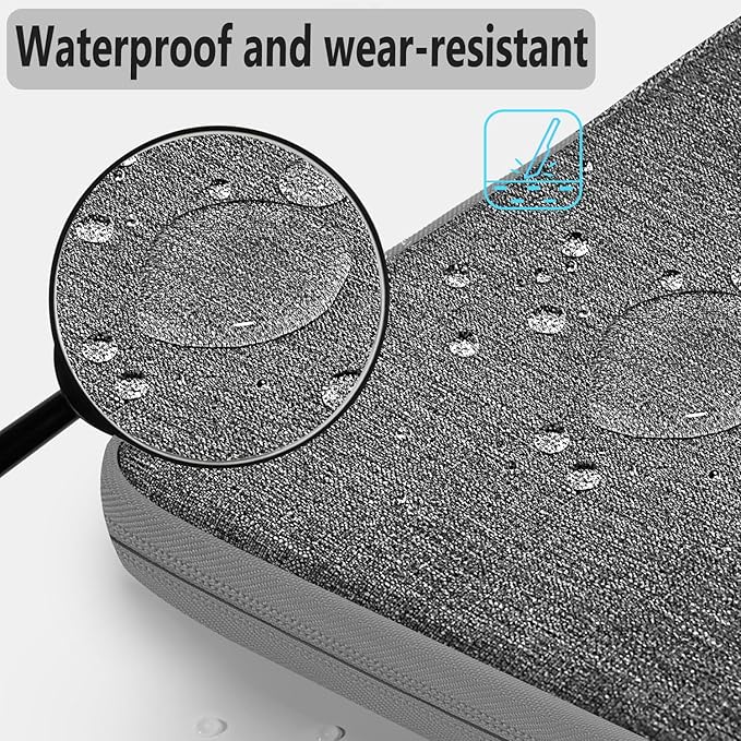 Hseok Laptop Shoulder Bag 13-14 inch Shockproof Water-Resistant HandBag with Small Case Compatible with MacBook Pro/Neo 14" M5/M4/M3/M2/M1, Mac Air/Pro 13.3", XPS 13/14, Most 13"-14" PC,Dark gray