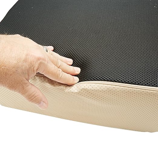 Mind Reader Foot Rest, Under Desk at Work, Ergonomic, Office, Memory Foam, 17" L x 12" W x 7" H, Black