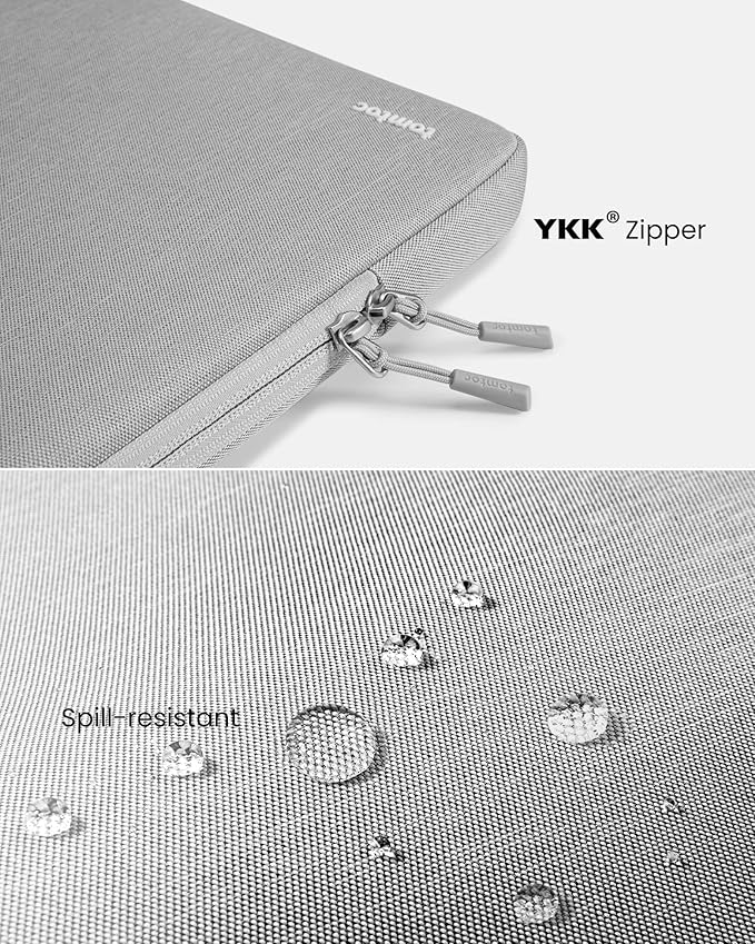 tomtoc 360° Protective Laptop Sleeve for 16-inch MacBook Pro M5 Pro/Max (2026) A3428 A3429, M4/M3/M2/M1 A3403 A3186 A2991 A2780, Water-Resistant MacBook Case Bag with Accessory Pocket Fits Dell XPS 16