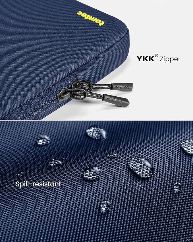 tomtoc 360° Protective Laptop Sleeve for 14-inch New MacBook Pro M5 Pro/Max (2026) A3426 A3427 A3434 M4/M3/M2/M1 A3112 A3401 A3185, Water-Resistant Laptop Case Fits Dell XPS 14 & 13.8" Surface Laptop