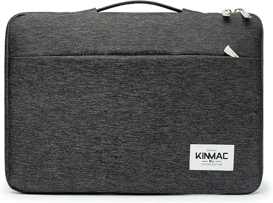 Kinmac 360° Protective Laptop Sleeve Case Bag Cover with Handle for MacBook Air 15 inch, and 15 inch-15.6 inch HP,Lenovo,Dell,ASUS,Acer Notebook Computer (Black)