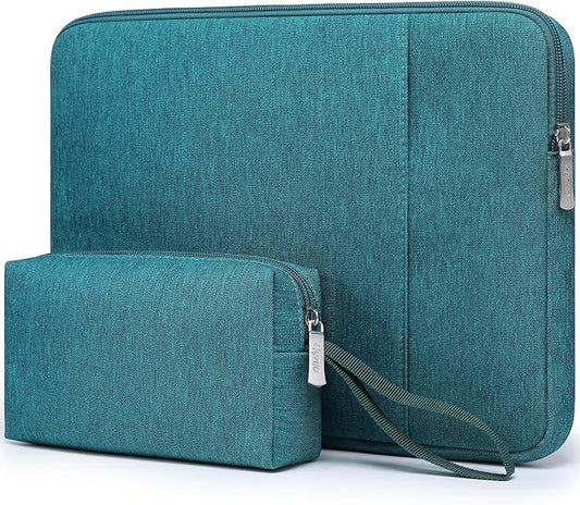 HYZUO 15-16 Inch Laptop Sleeve Bag Set for MacBook Pro 16 M5/M4/M3/M2/M1 Pro/Max A3428 A3429 2026-2019, 15" Surface Book, Notebook Case for 15" 15.6" HP Dell Lenovo Asus Acer Samsung, Dark Green