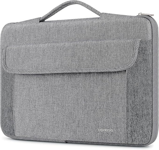 DOMISO 15.6-16 Inch Laptop Sleeve Case,Water-resistant Laptop Protective Case for MacBook Pro16,Dell XPS 16,Lenovo,HP, ASUS, Acer,Gray