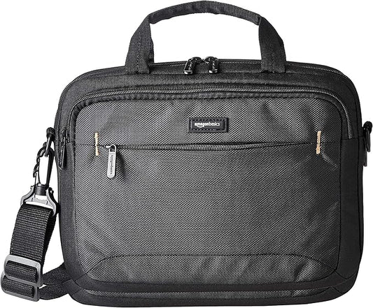 Amazon Basics Laptop Carrying Case with Adjustable Shoulder Strap, 11.6 in, Black, 10-Pack